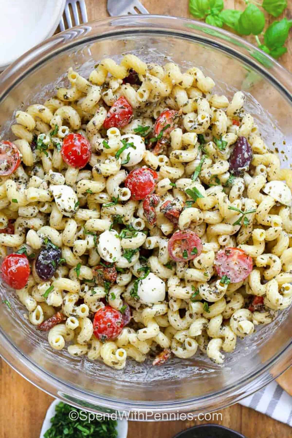 The Ultimate Make-Ahead Pesto Pasta Salad with Melded Flavors